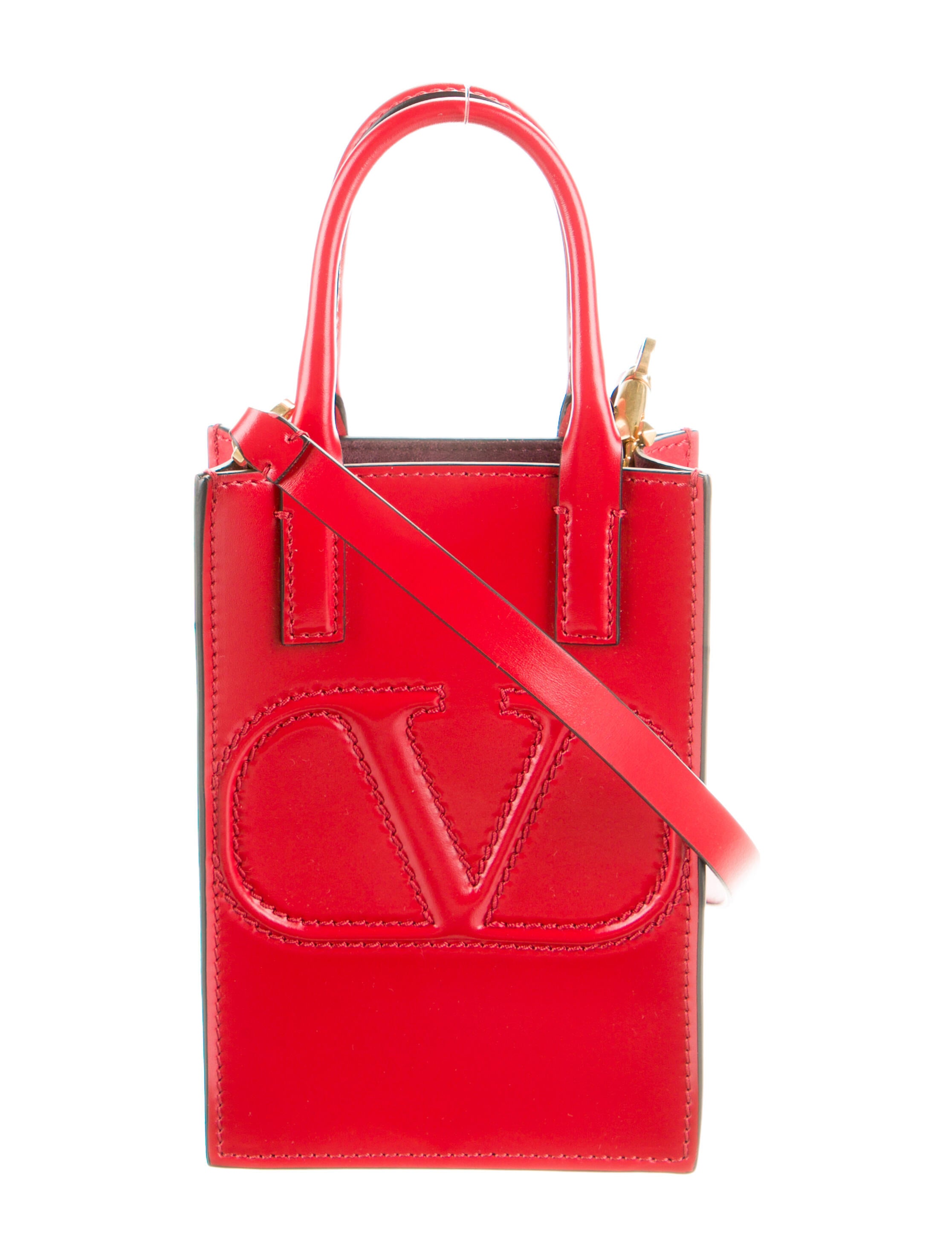Valentino LogoGo Crossbody Bag Red Crossbody Bags, Handbags