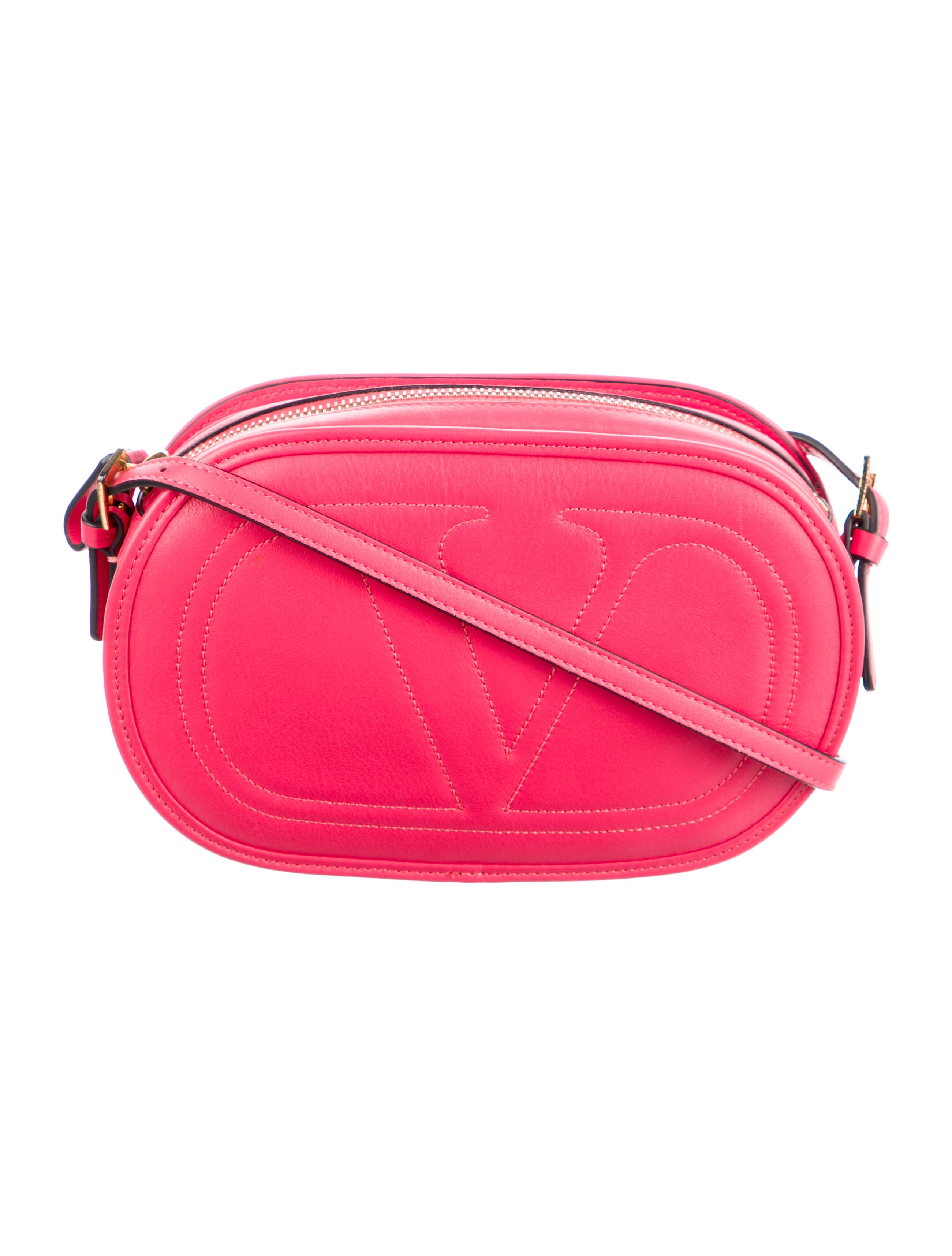 Valentino Leather Crossbody Bag Pink Crossbody Bags, Handbags