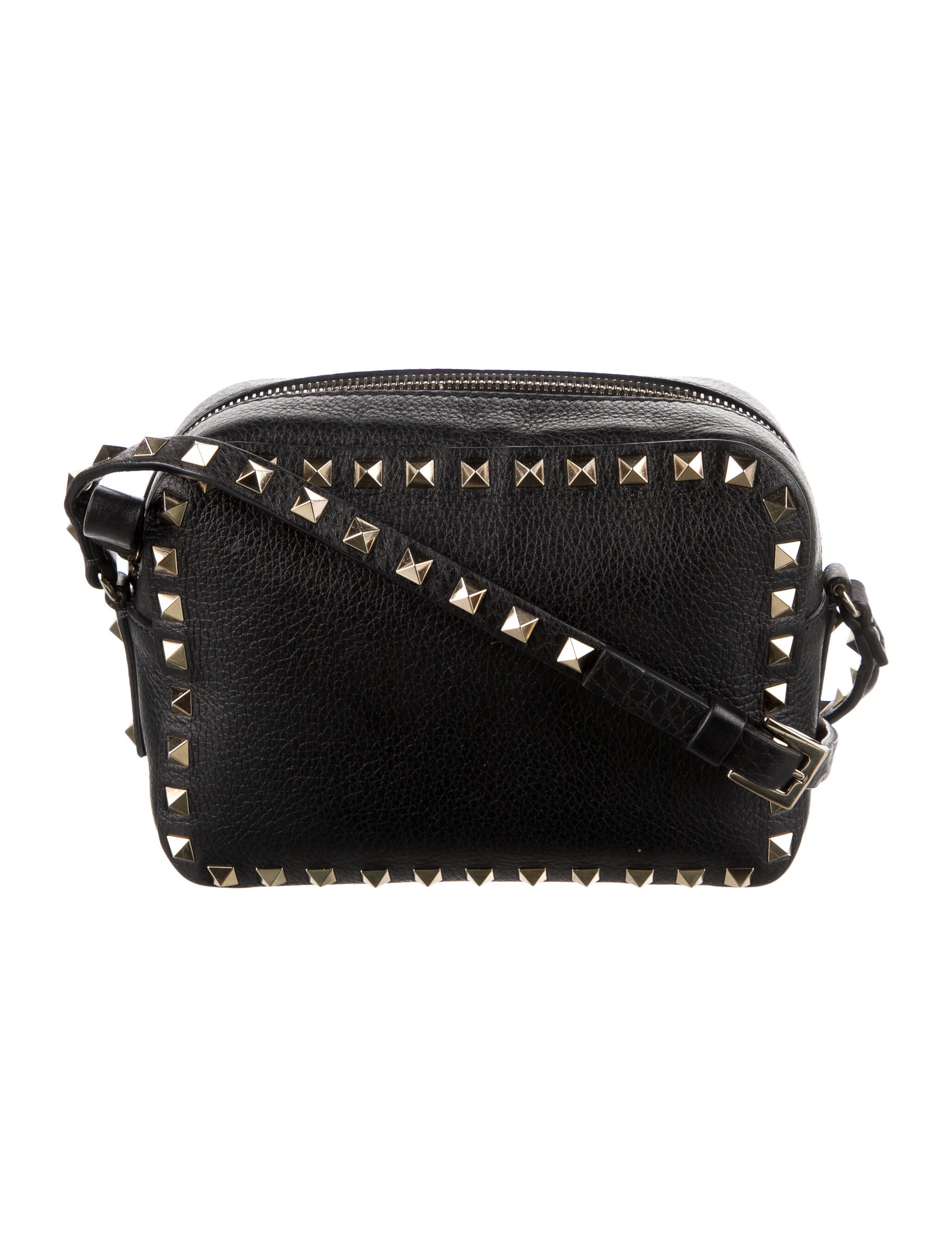 Valentino Roman Stud Crossbody Bag w/ Tags Black Crossbody Bags