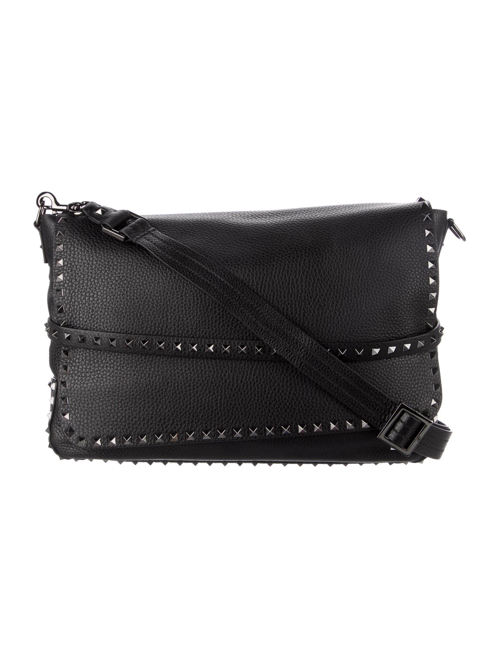 Valentino Rockstud Shoulder Bag Black Shoulder Bags, Handbags