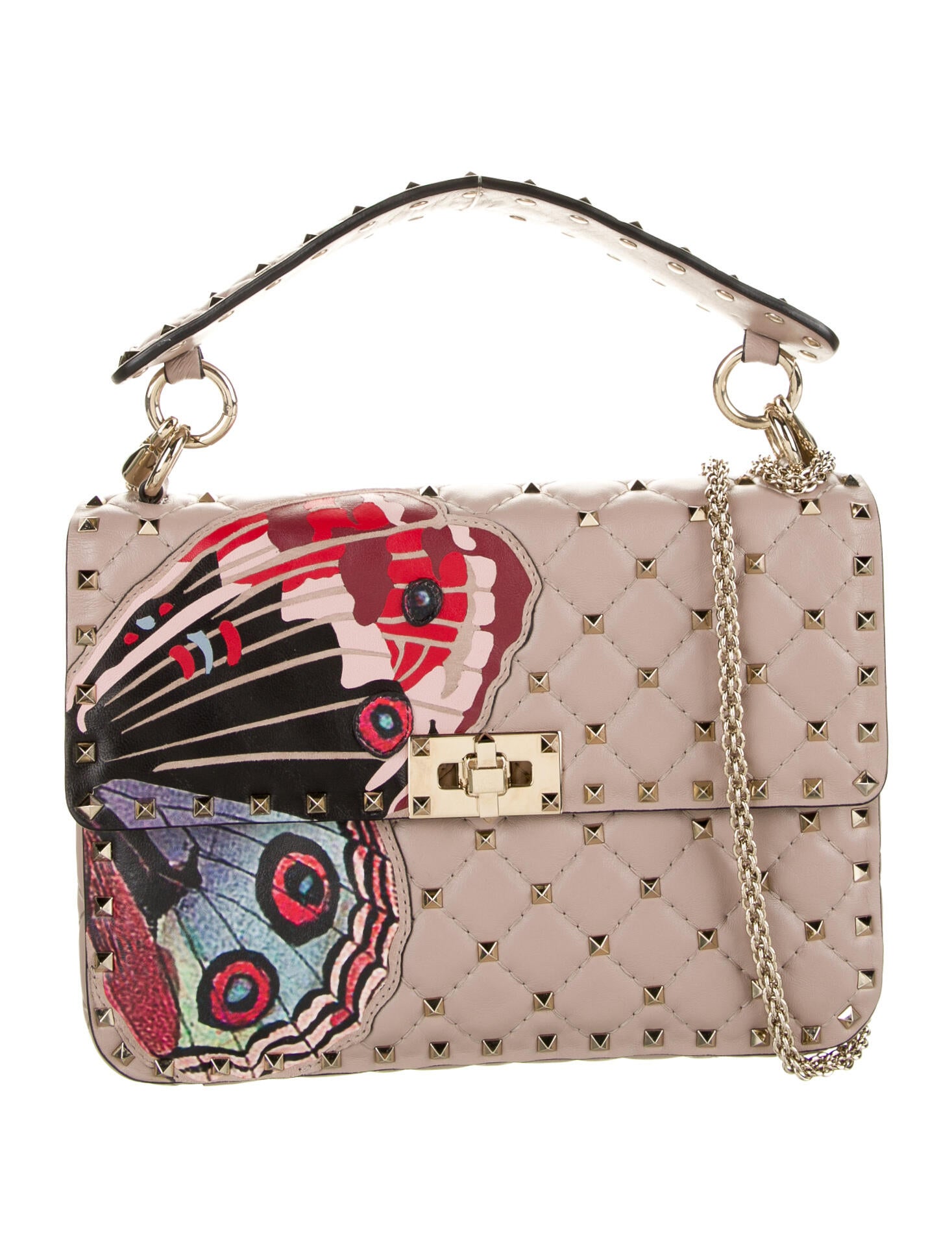 Valentino Quilted Leather Crossbody Bag Pink Crossbody Bags, Handbags