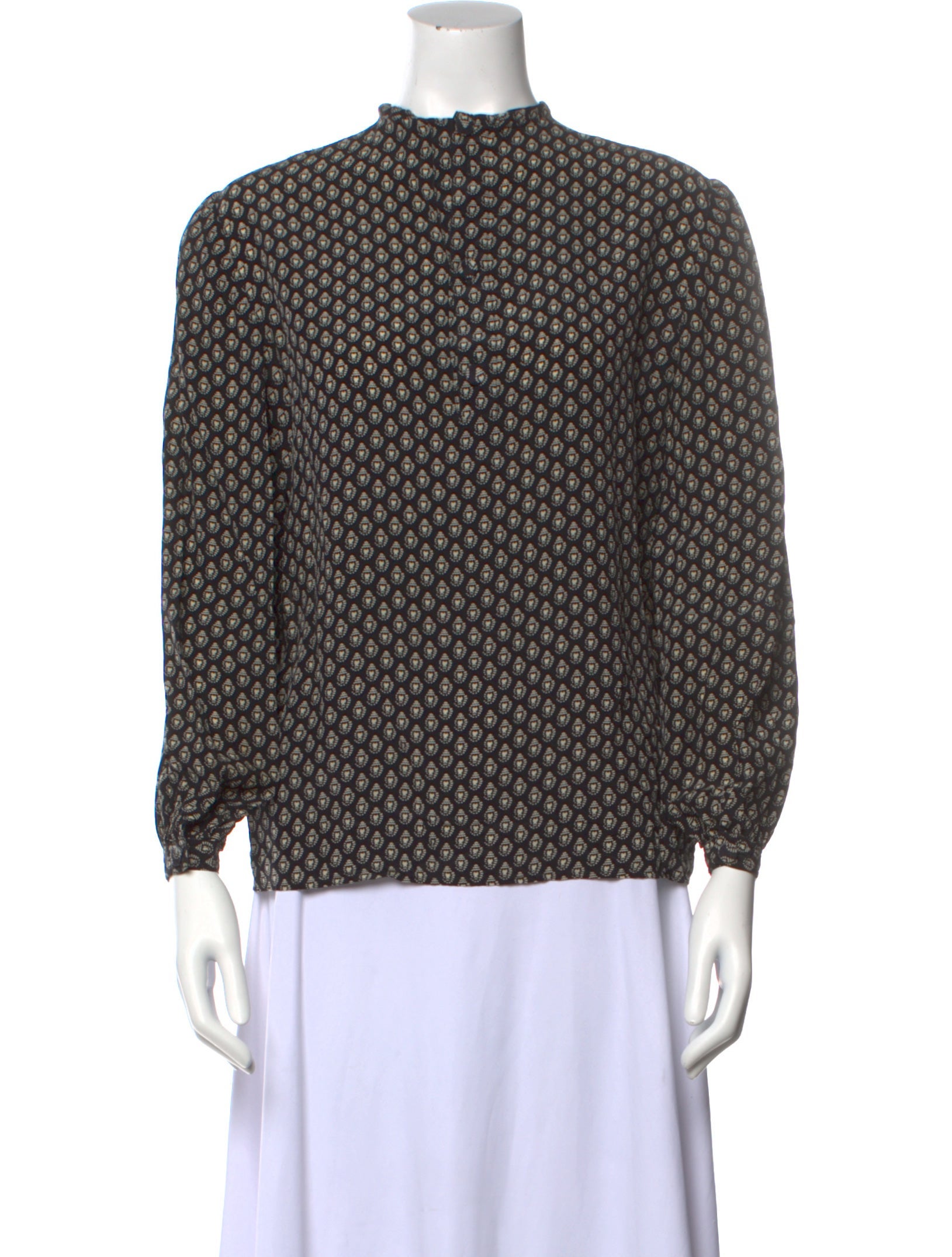 Valentino Silk Printed Blouse