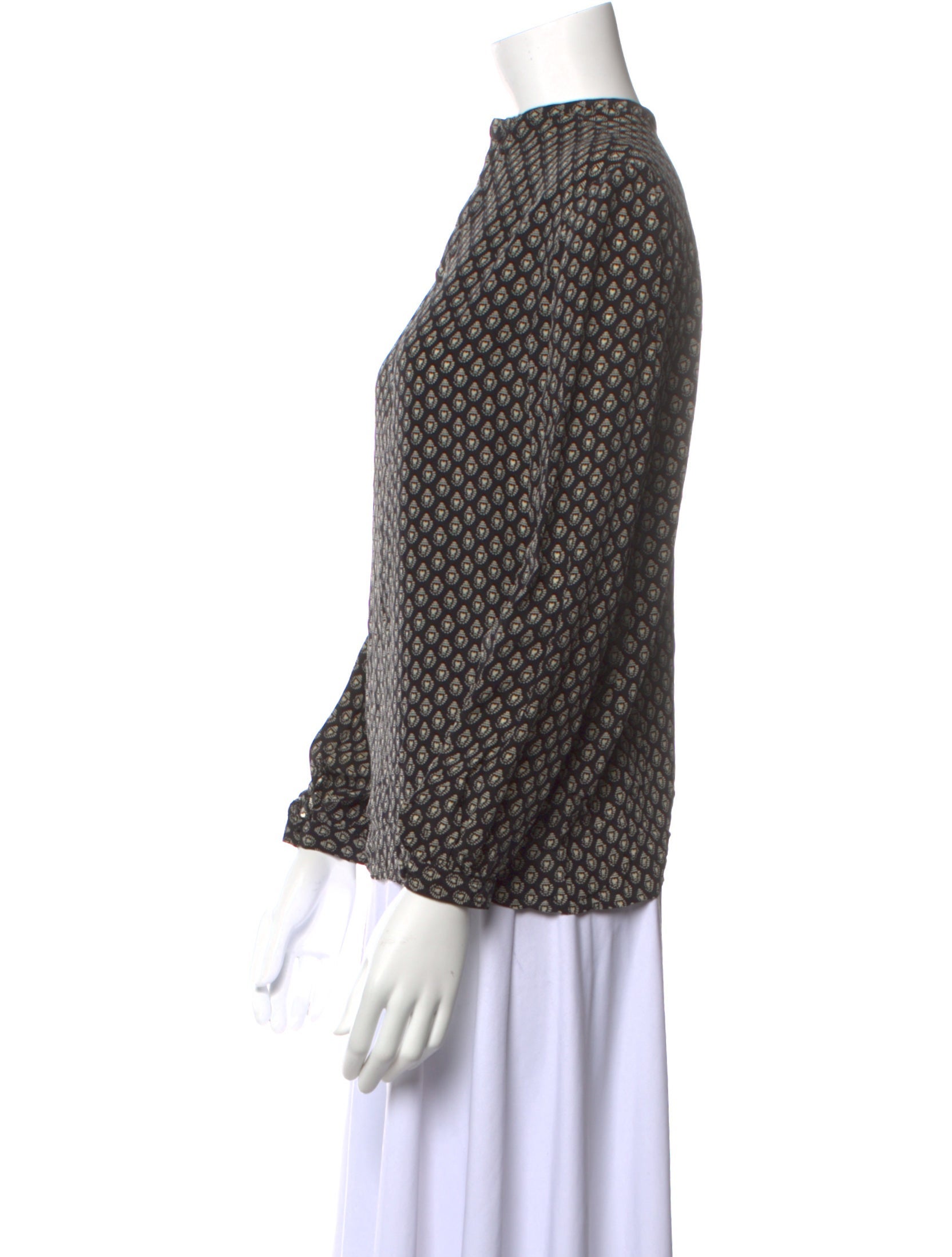 Valentino Silk Printed Blouse