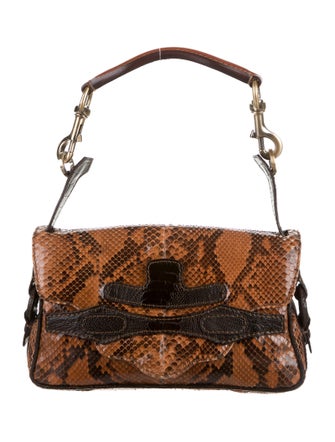 Valentino Python Shoulder Bag