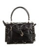 Valentino Candystud Quilted Leather Handle Bag
