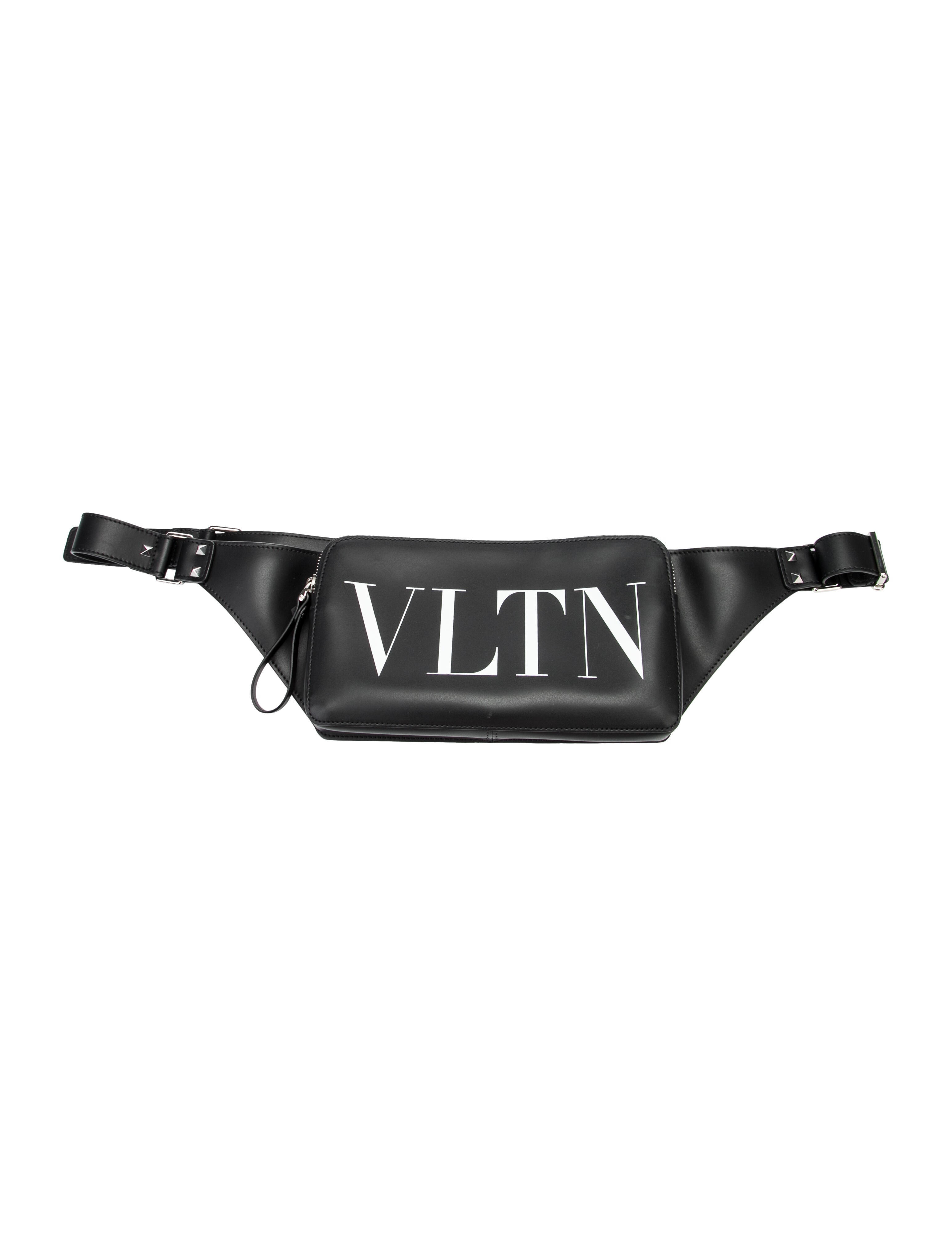 Alexander Wang Leather ChainLink Waist Bag Black Waist Bags