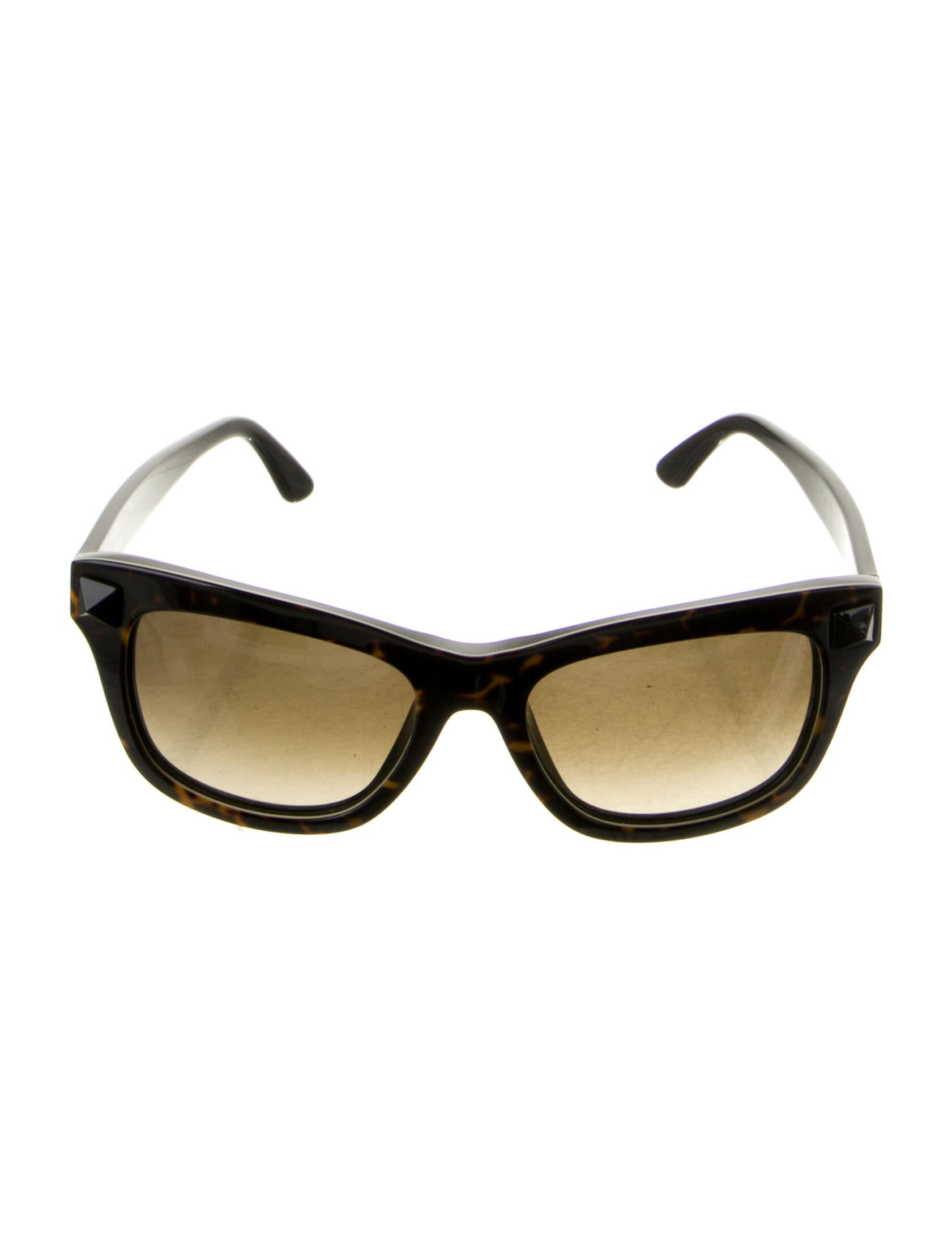 Valentino Rockstud Accents Wayfarer Sunglasses