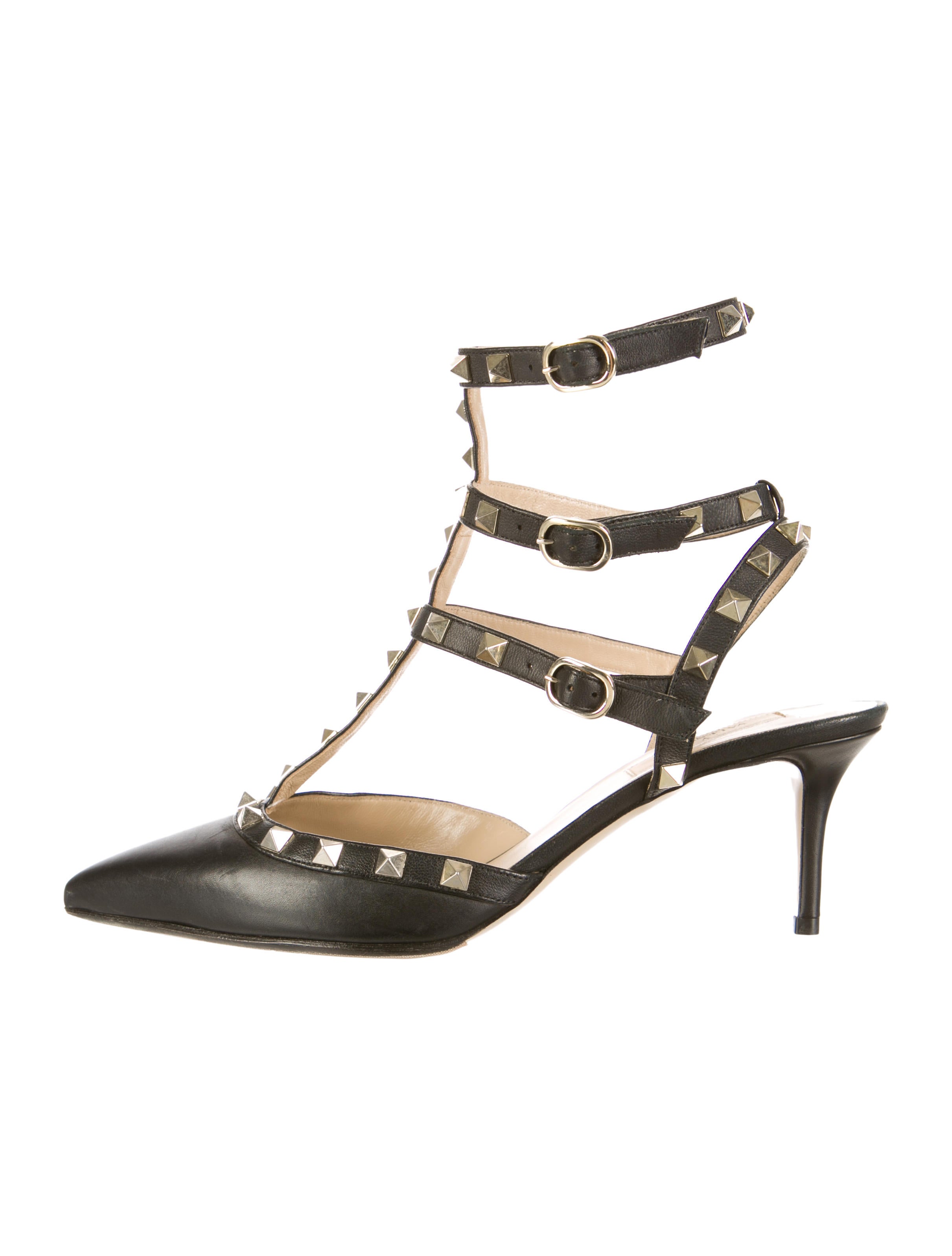 Valentino Leather Rockstud Pumps