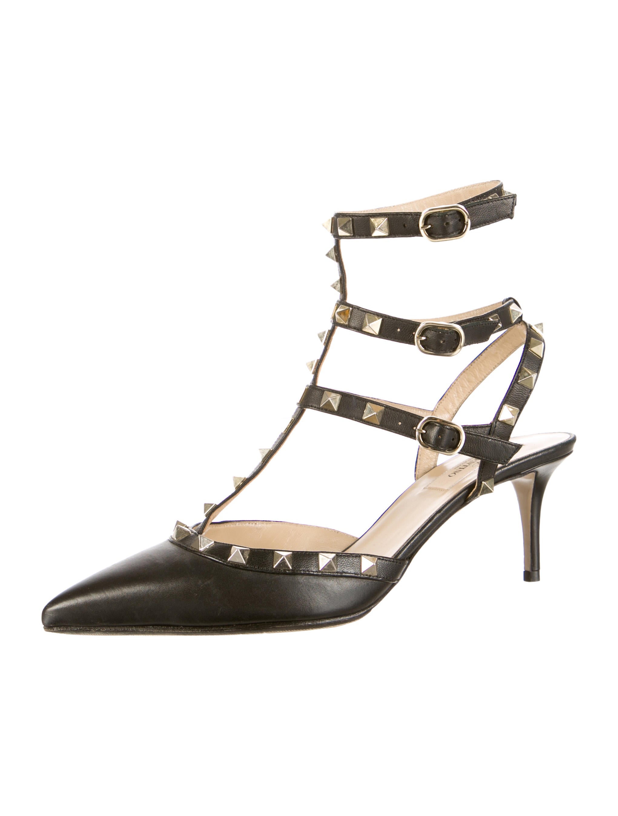Valentino Leather Rockstud Pumps