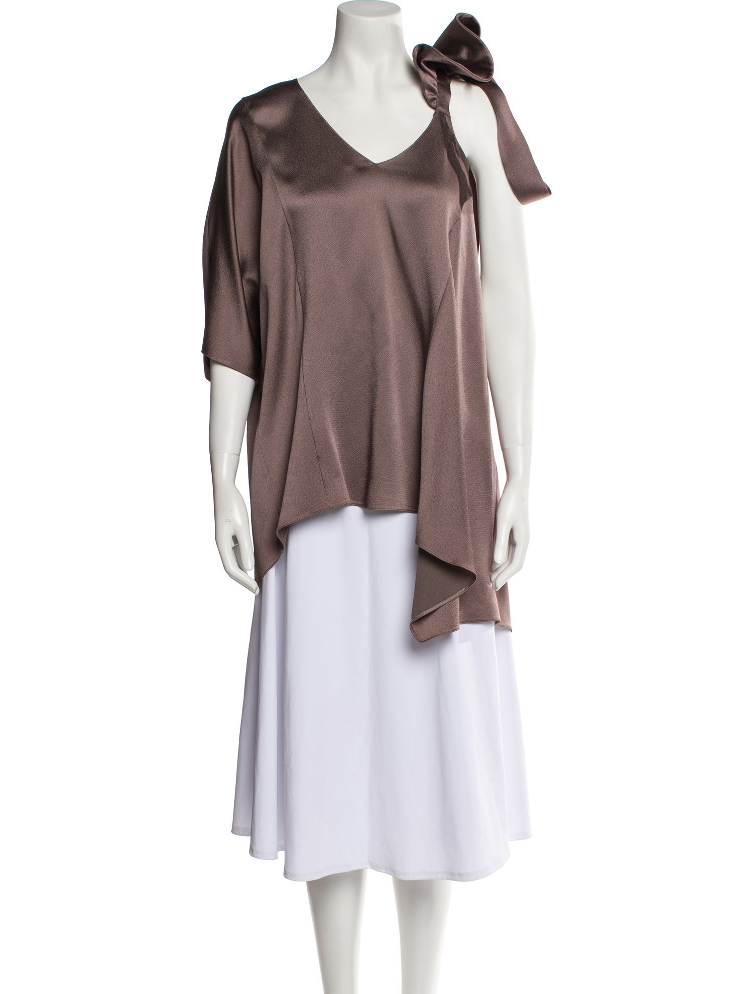 Valentino V-Neck Three-Quarter Sleeve Tunic w/ Tags