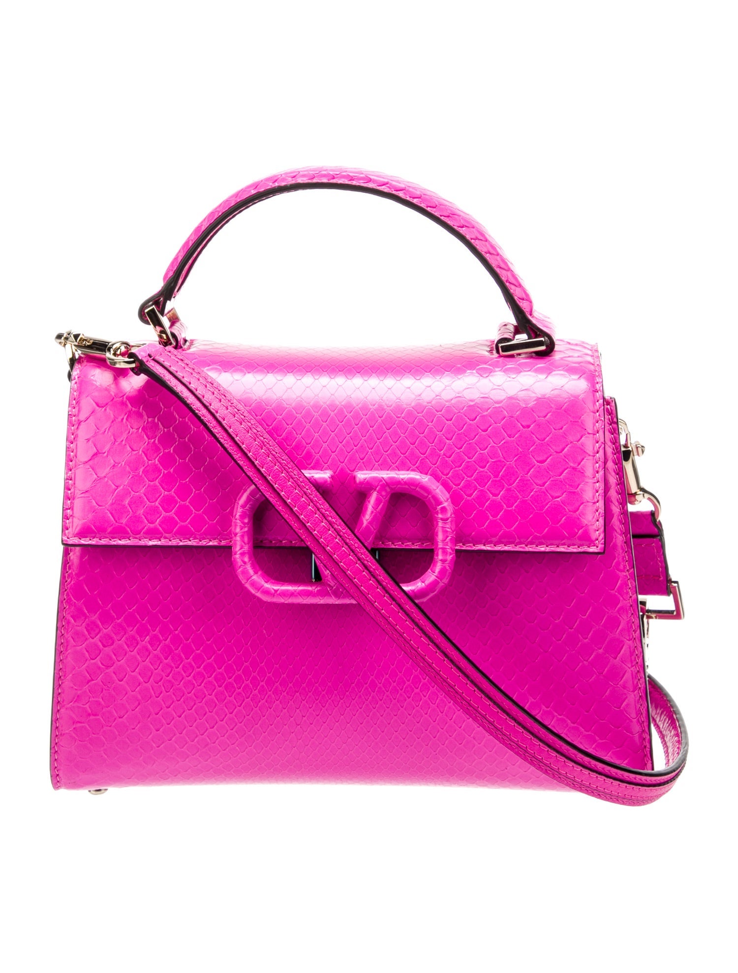 snakeskin valentino bag