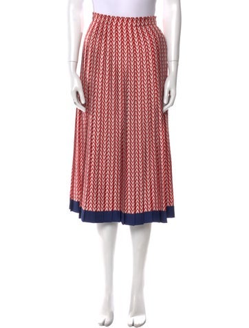 Valentino Skirts Silk Midi Length Skirt M