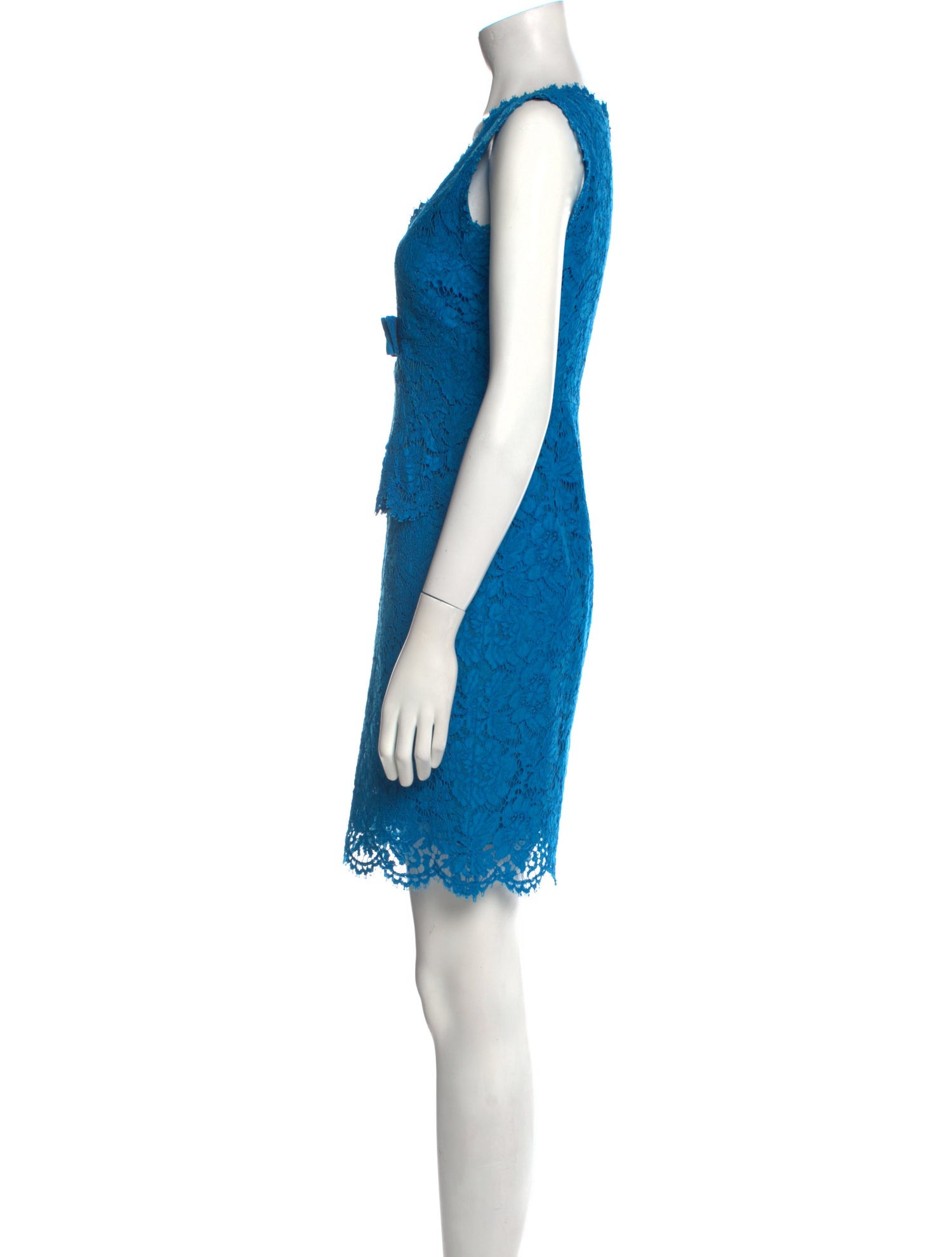 Valentino Lace Pattern Mini Dress