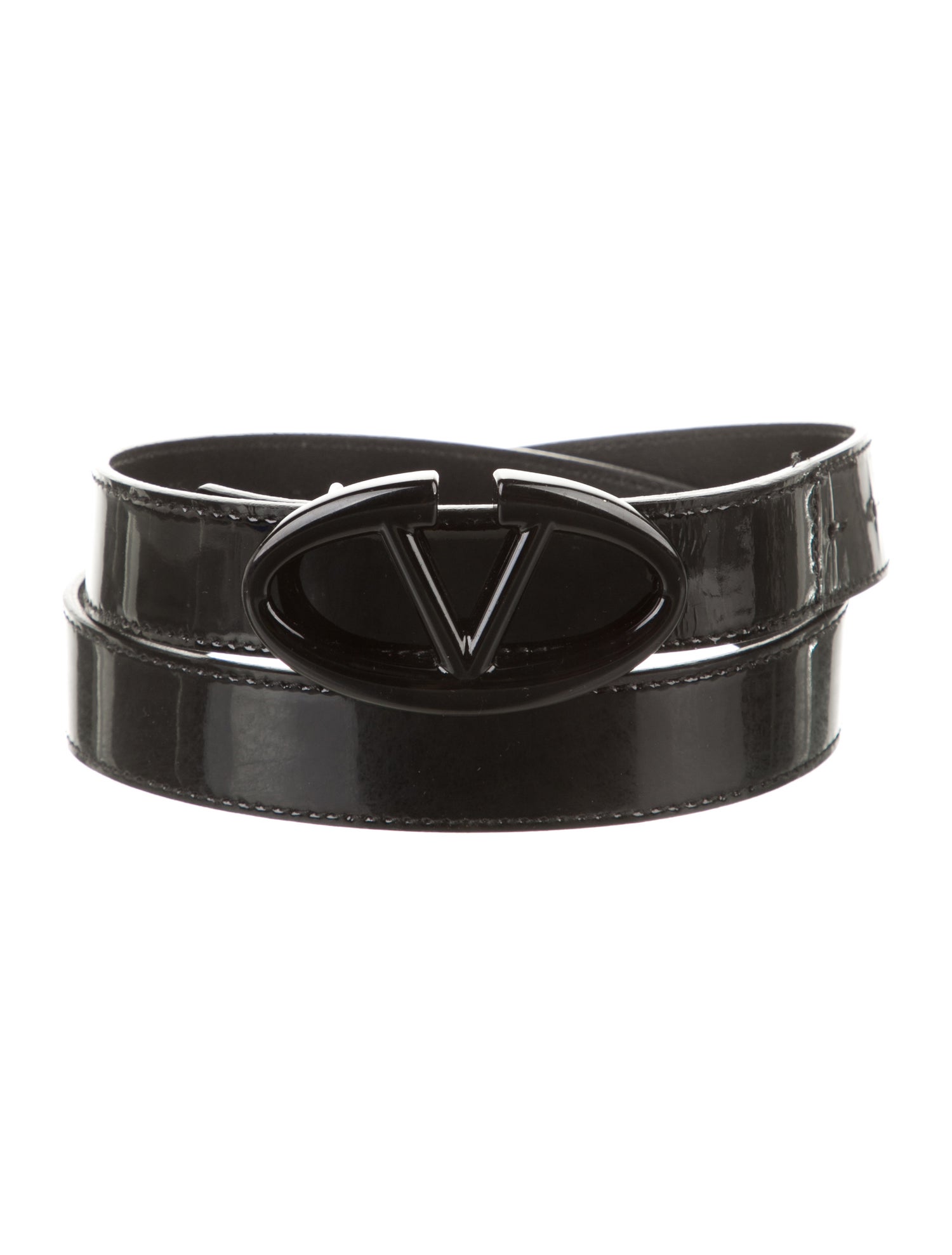 Valentino Patent Leather Belt Kit