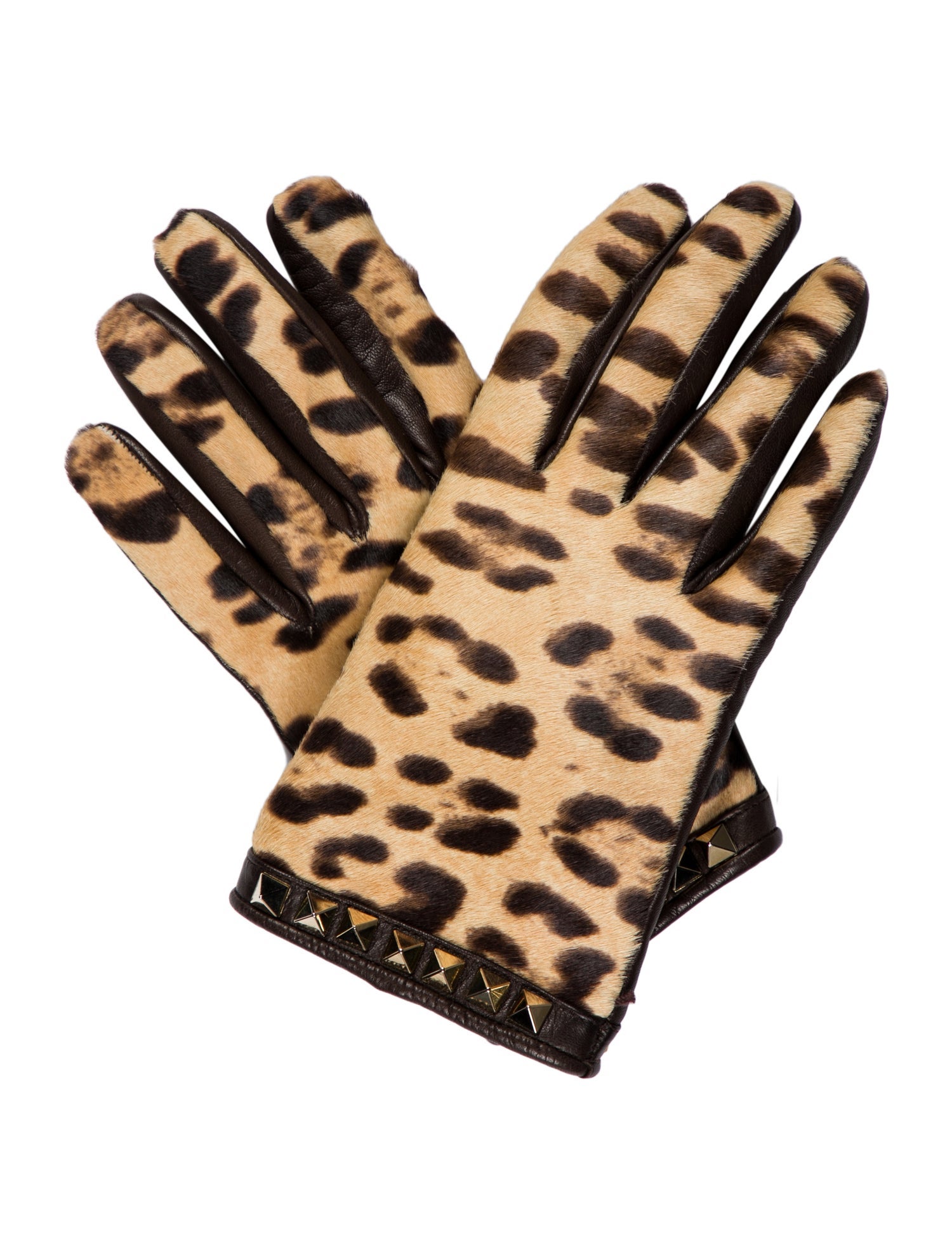 valentino rockstud gloves