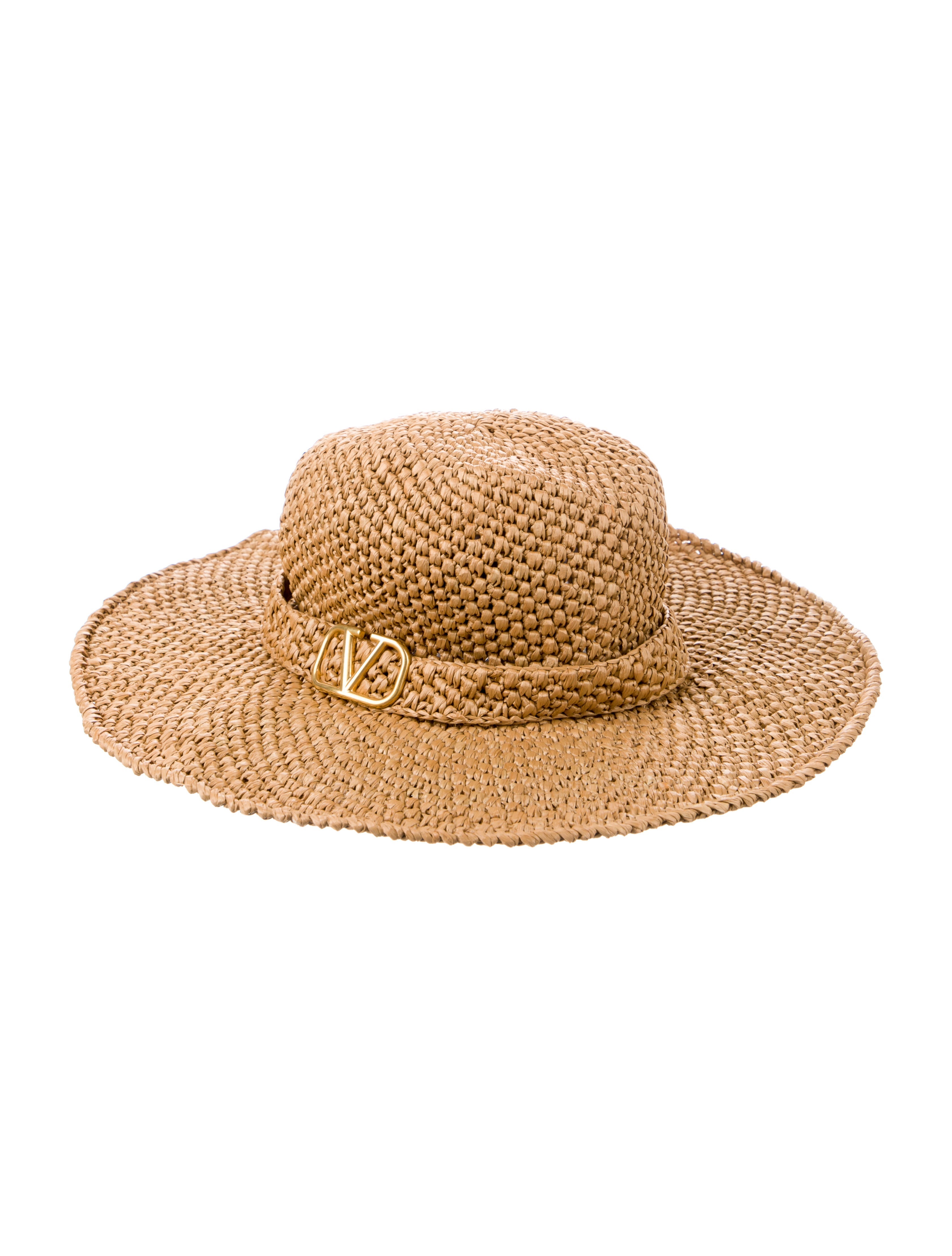 Tory Burch Straw Bucket Hat Blue Hats, Accessories WTO91527 The