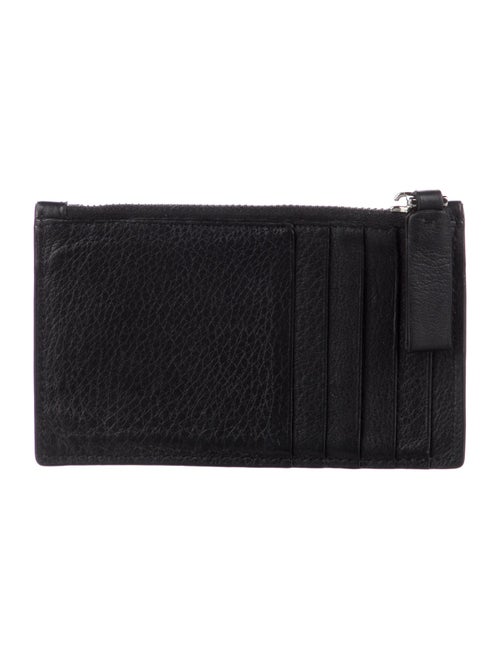 Valentino Leather Printed Card Holder