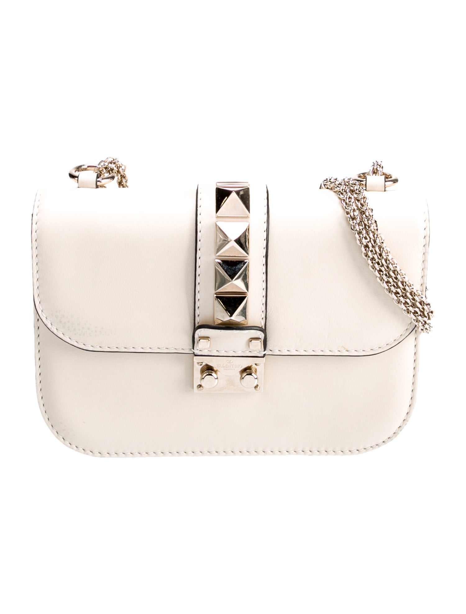 Valentino Roman Stud Crossbody Bag Neutrals Crossbody Bags, Handbags