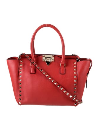Valentino Studded Leather Handle Bag
