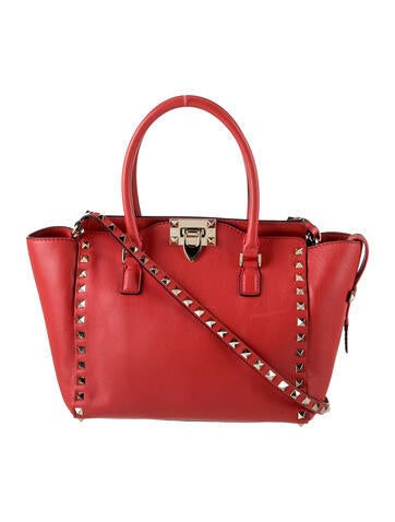Valentino Handle Bags Studded Leather Bag