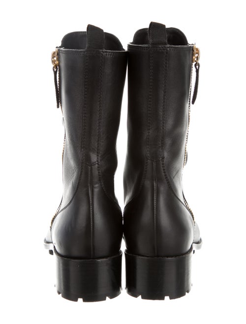 Valentino Ruffle-Embellished Ankle Boots