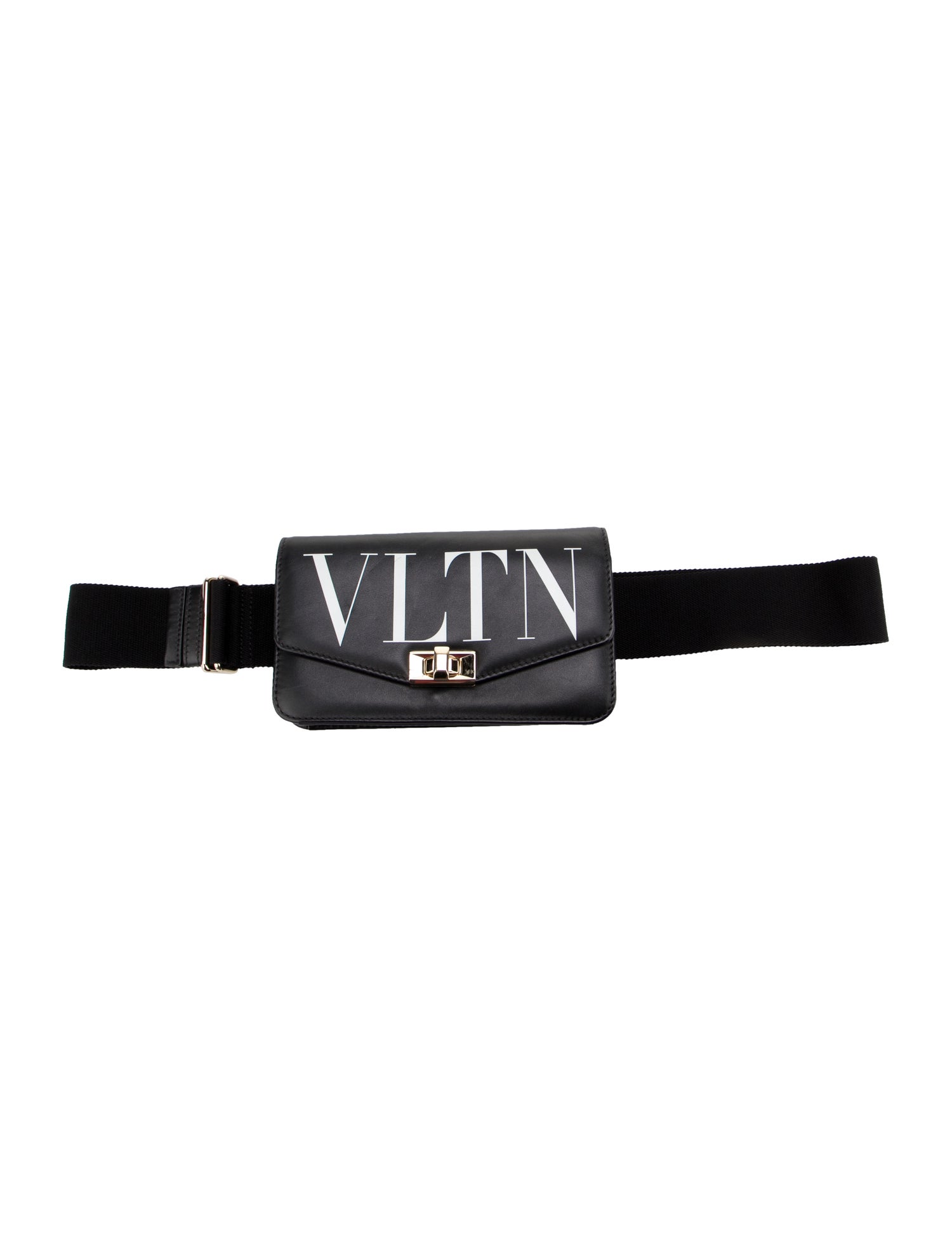 Valentino Logo Leather Waist Bag