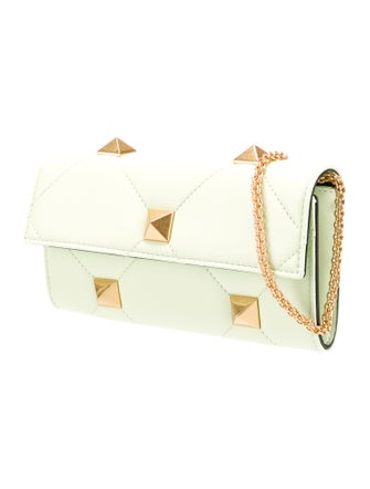 Valentino Roman Stud Wallet On Chain