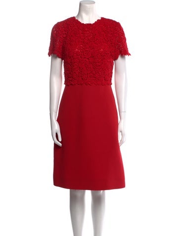 Valentino Dresses Crew Neck Knee-Length Dress M