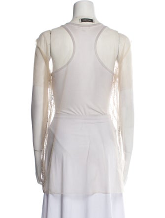 Valentino Printed Scoop Neck Tunic