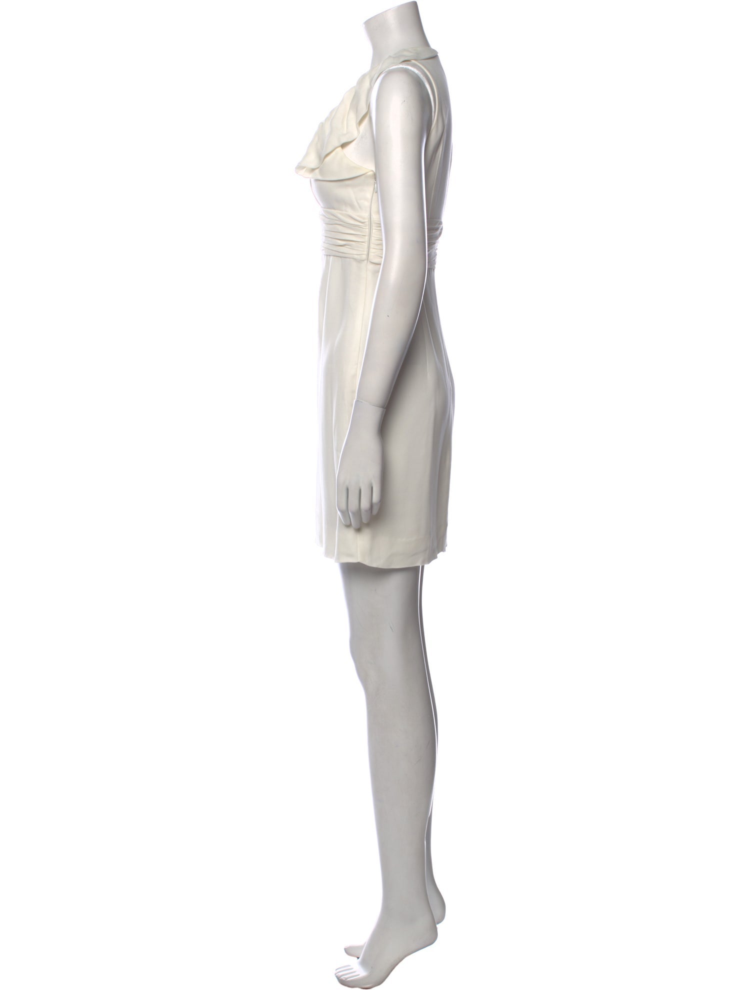 Valentino Plunge Neckline Mini Dress