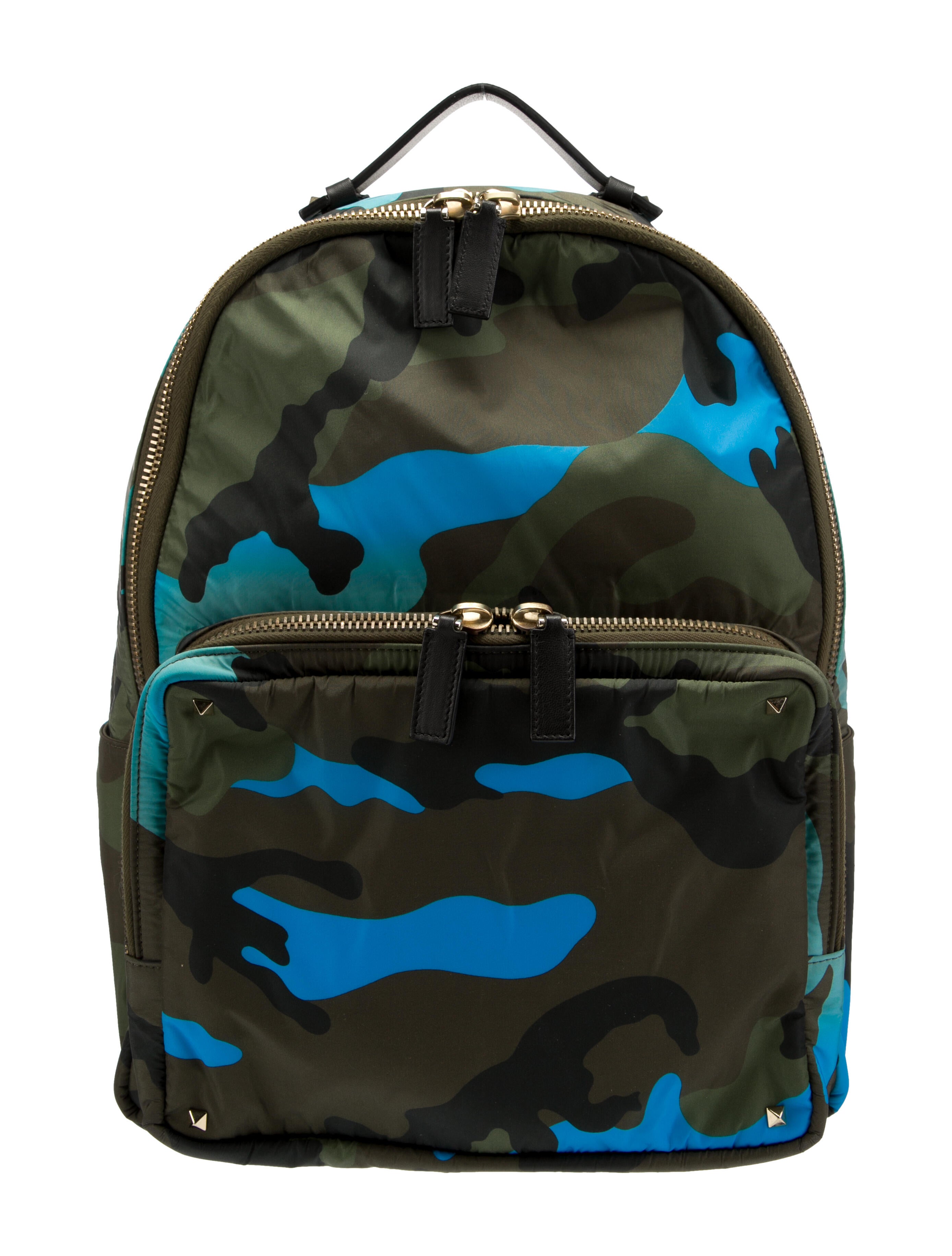 Valentino Camo Rockstud Backpack