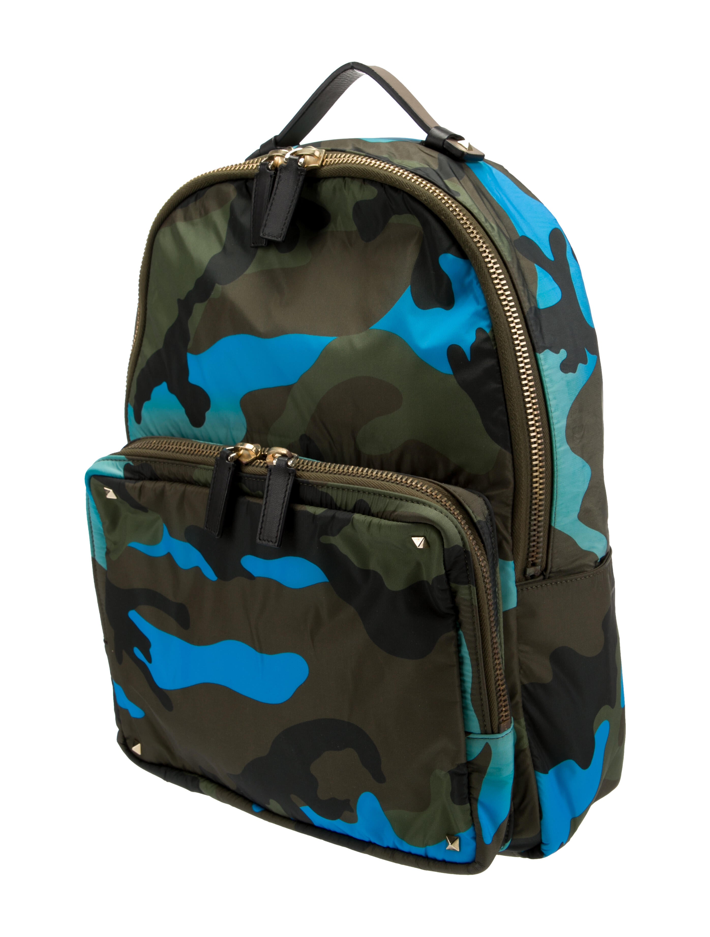 Valentino Camo Rockstud Backpack