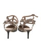 Valentino Rockstud Accents Leather T-Strap Pumps