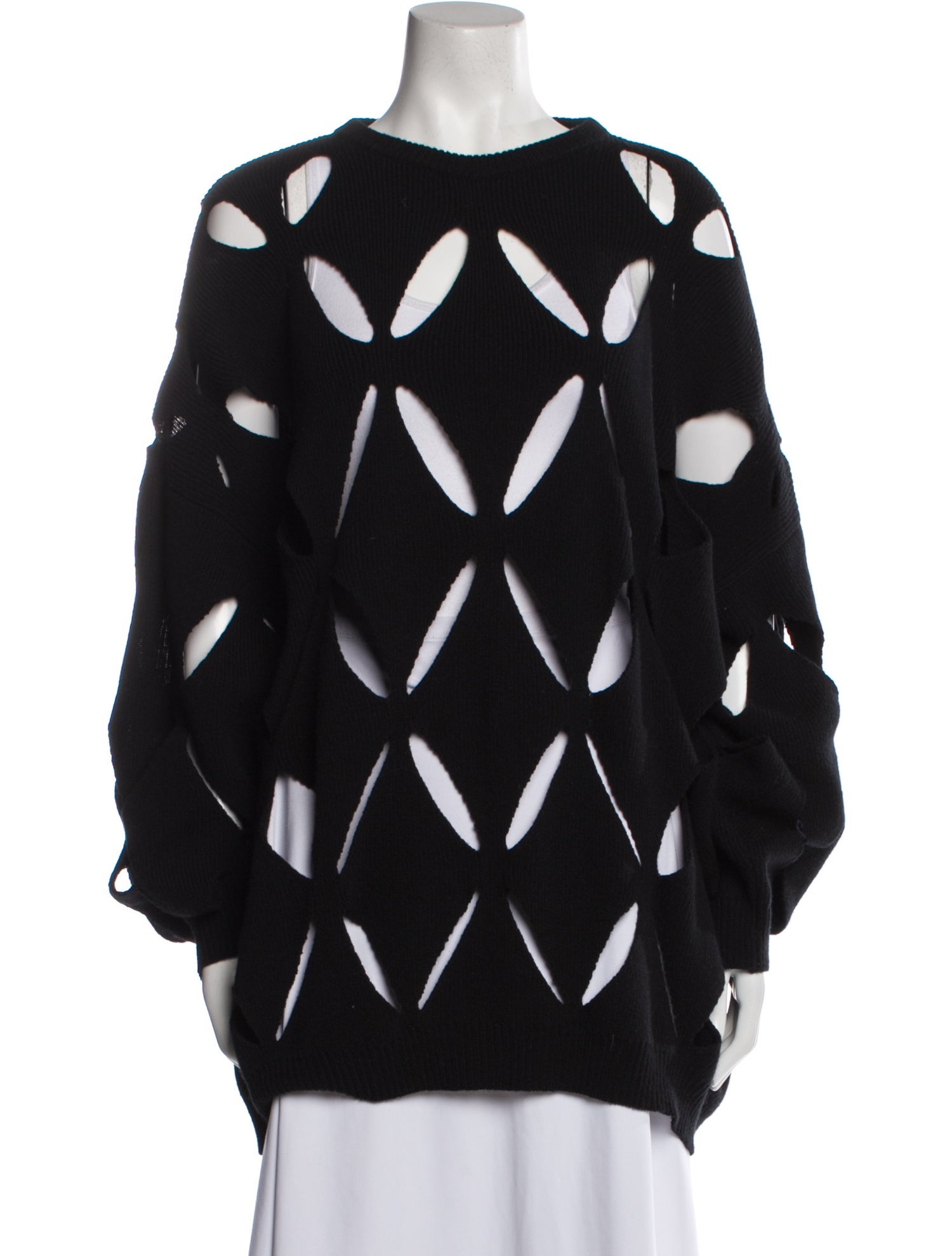 Valentino Virgin Wool Crew Neck Sweater