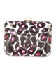 Valentino Leopard Print Resin Clutch
