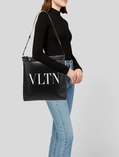 Valentino VLTN Leather Shoulder Bag