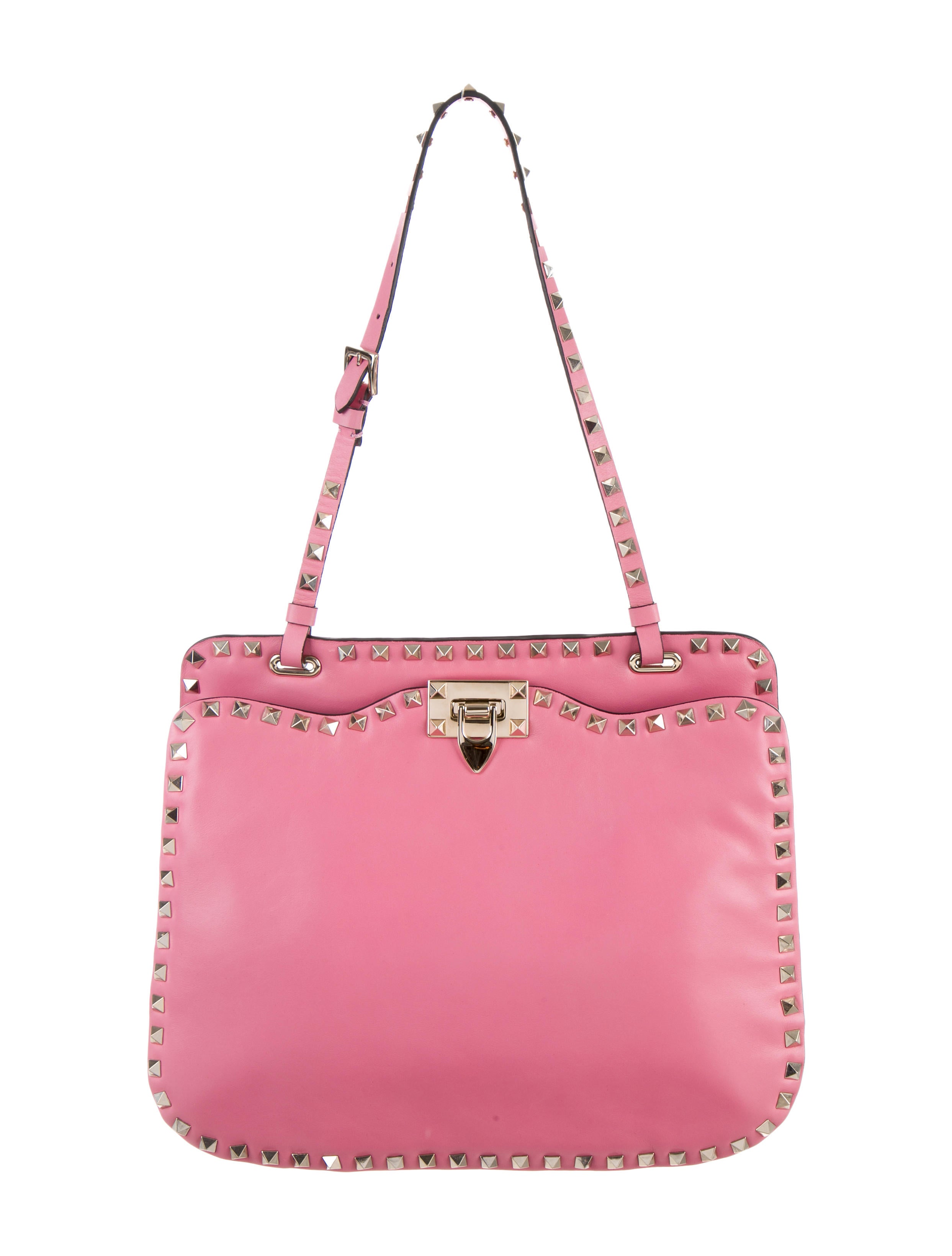 Valentino Rockstud Shoulder Bag Handbags VAL41399 The RealReal