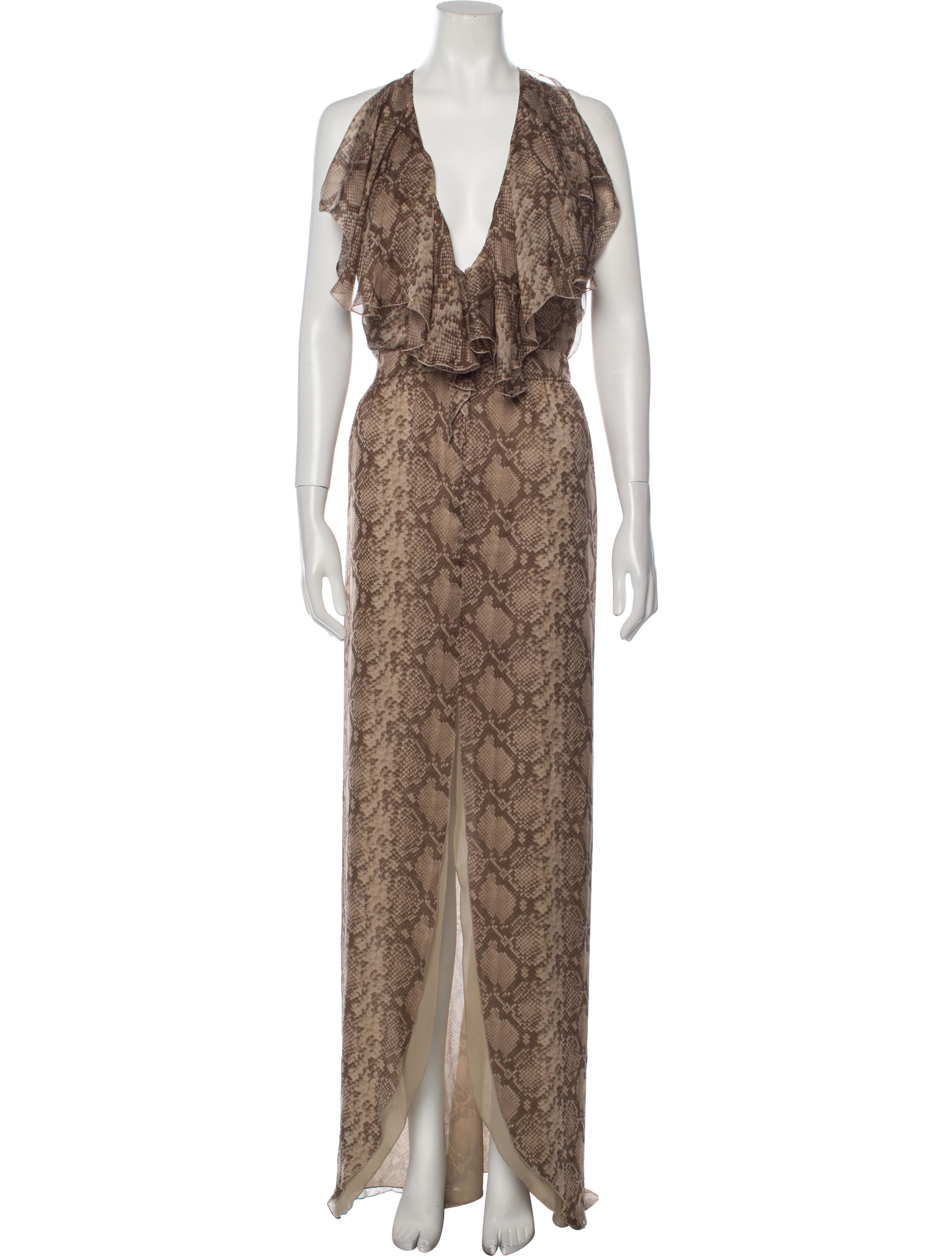 Valentino Silk Long Dress