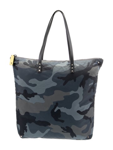 Valentino Totes Camo Rockstud Tote