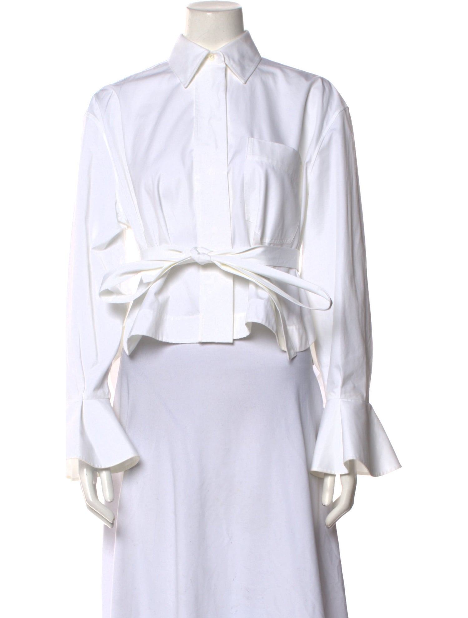 Valery White Top 3/4 Sleeve main image 1