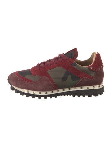 Valentino Sneakers Rockstud Accents Suede Us9, It39 | 9