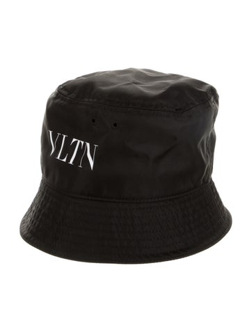 Valentino Hats Nylon Logo Bucket Hat