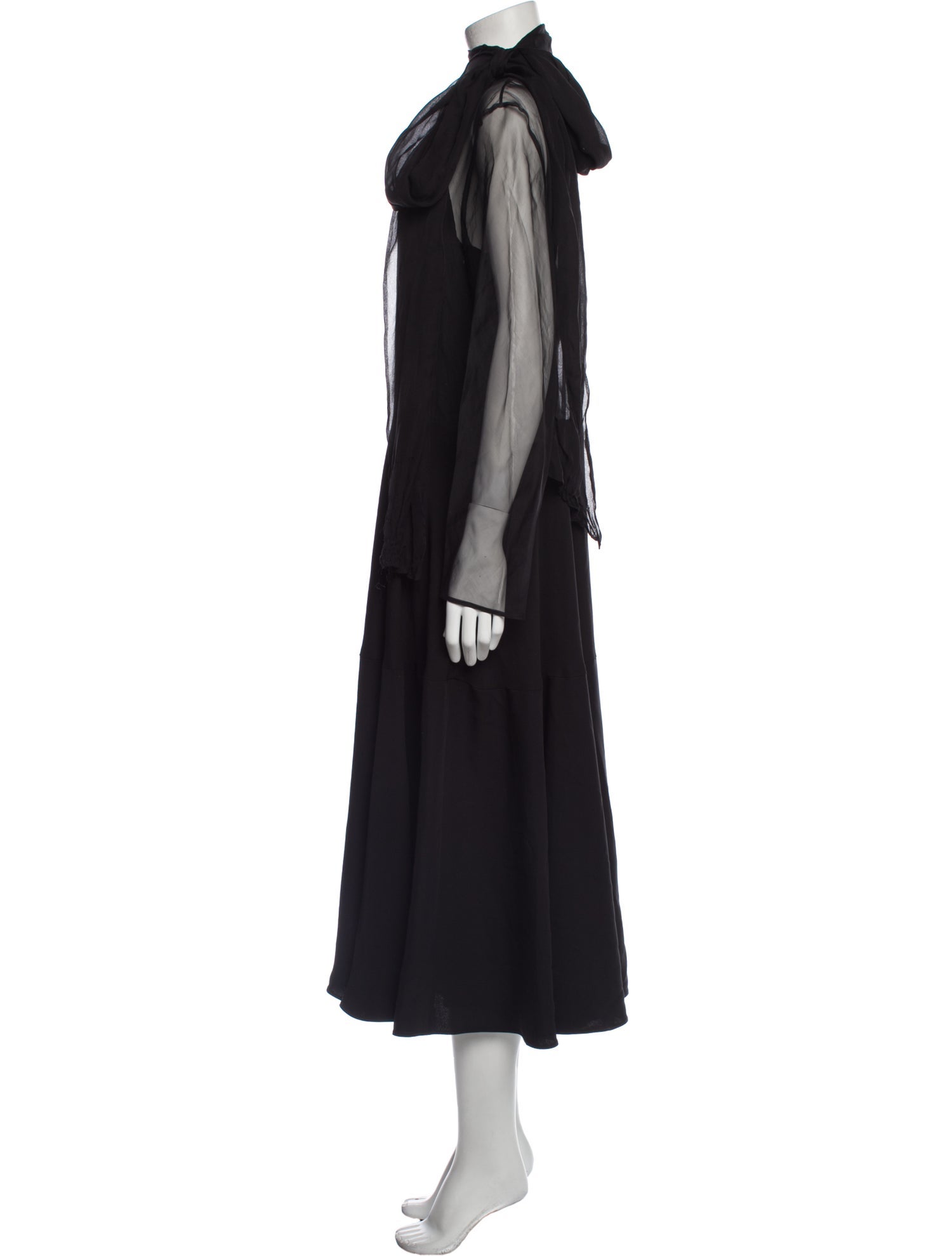Valentino Mock Neck Midi Length Dress w/ Tags