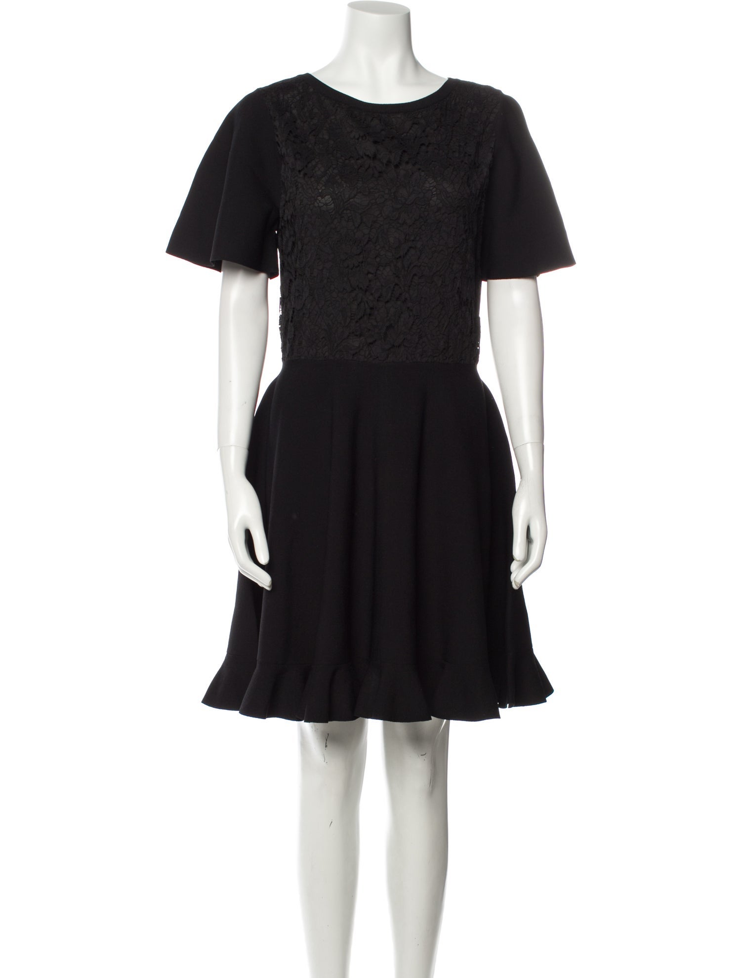 Valentino Bateau Neckline Mini Dress w/ Tags