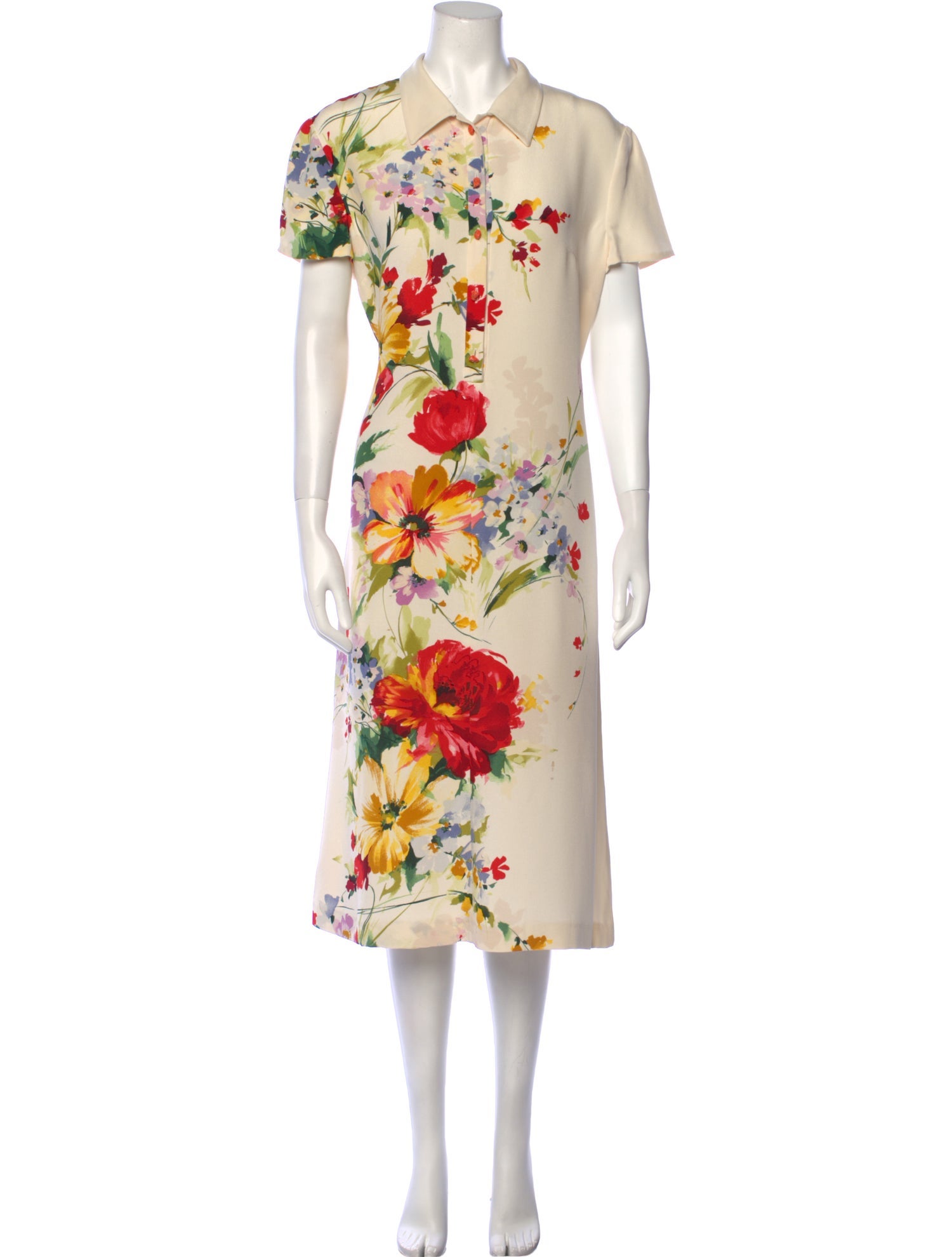 Variations Floral Print Dress V4317