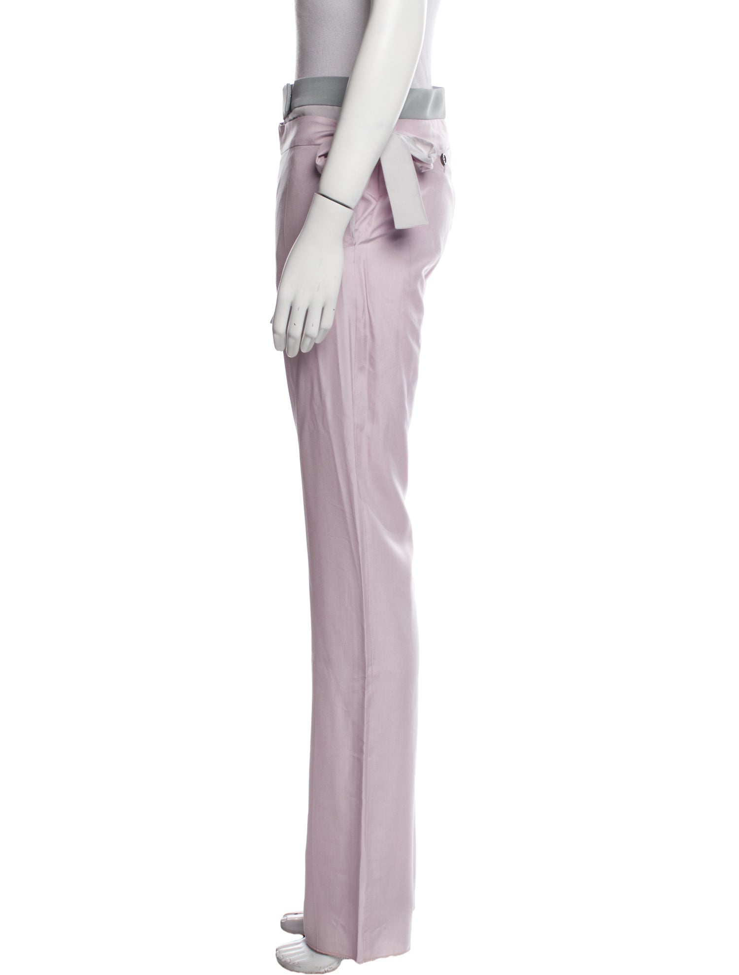 Valentino Silk Straight Leg Pants