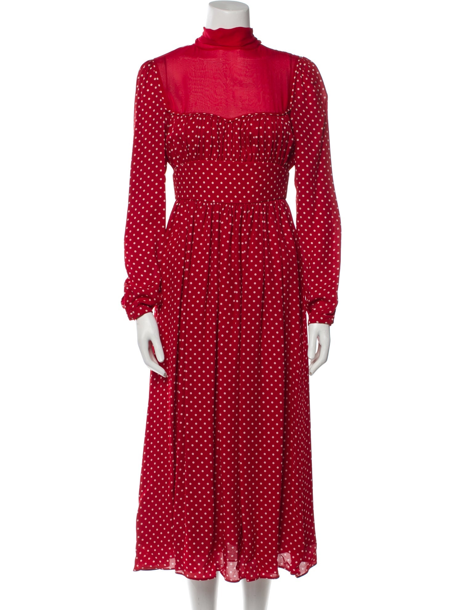 Valentino Silk Long Dress - Red Dresses, Clothing - VAL424997