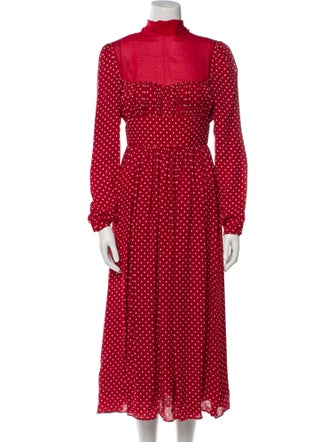 Valentino Silk Long Dress