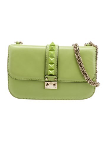 Valentino Shoulder Bags Leather Roman Stud Chain Bag
