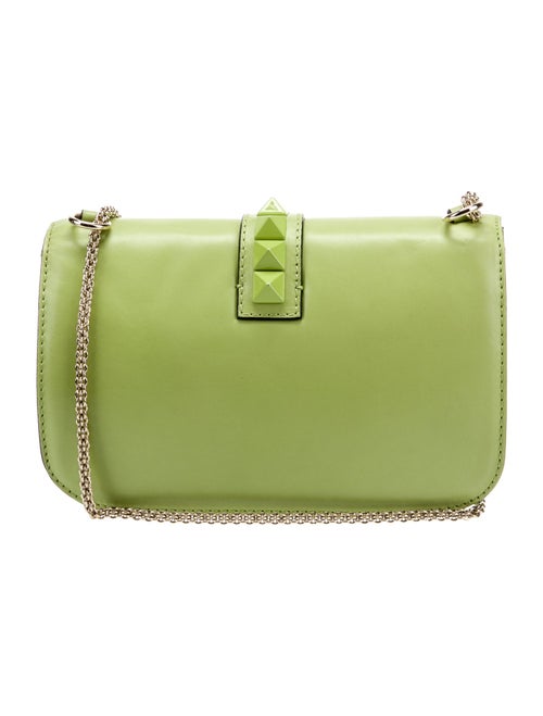 Valentino Leather Roman Stud Chain Bag